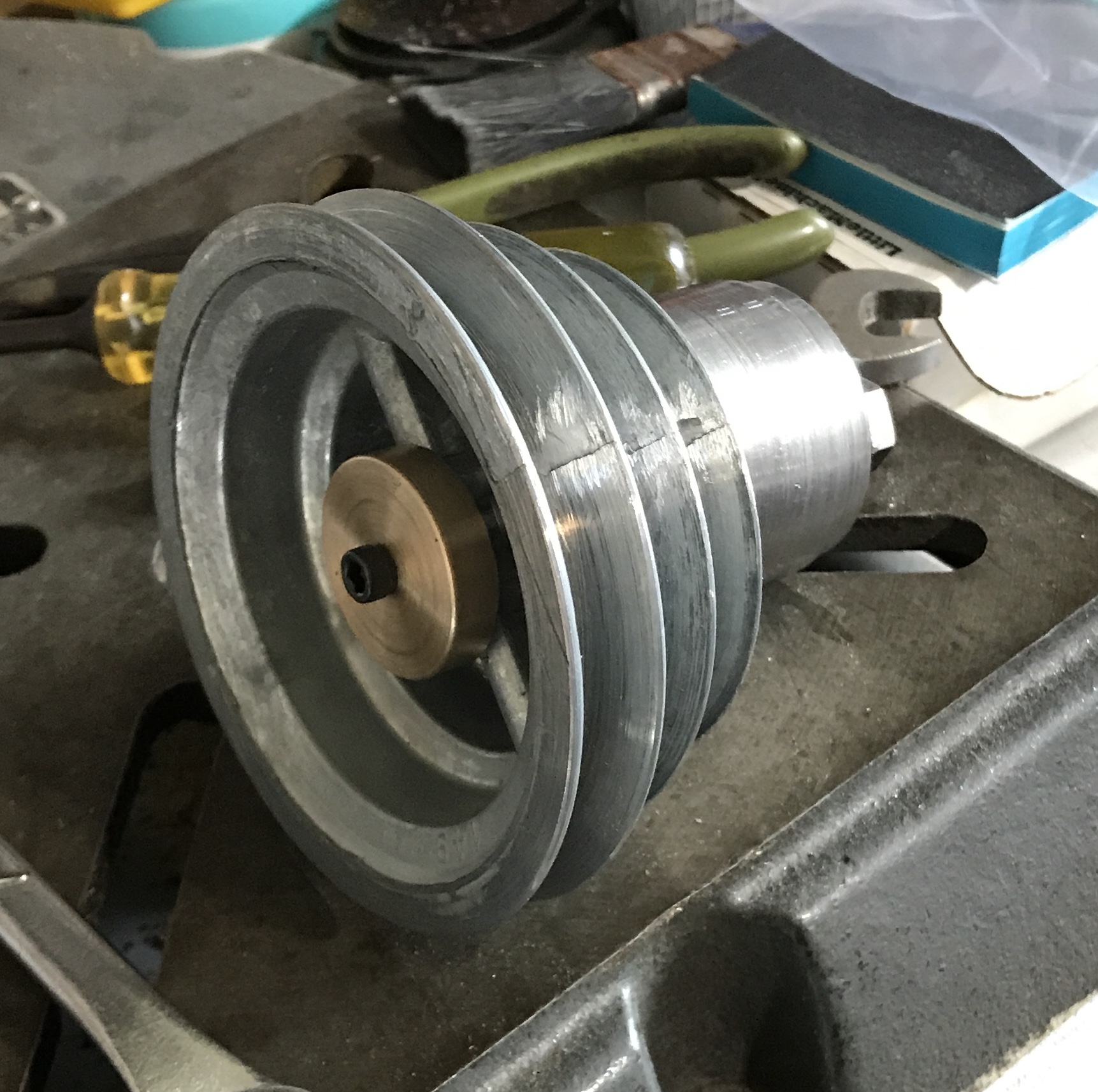 The fully assembled speed reducer